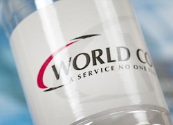 Jeff Lynch Designed World Courier logo