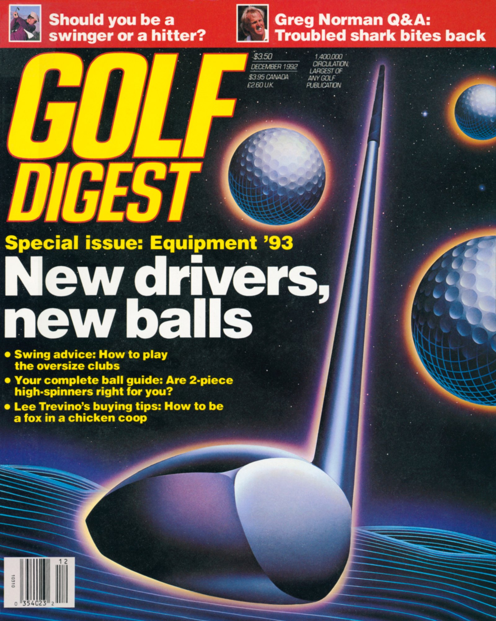 Golf Digest Cover 1992